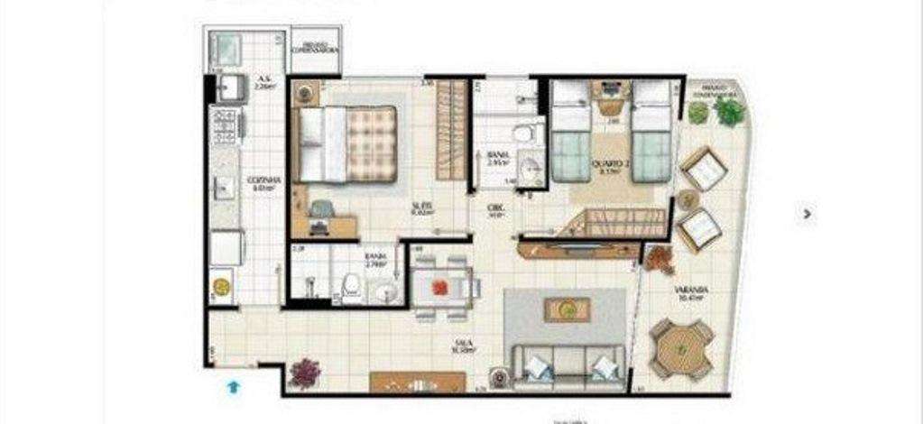 Apartamento, 2 quartos, 70 m² - Foto 14