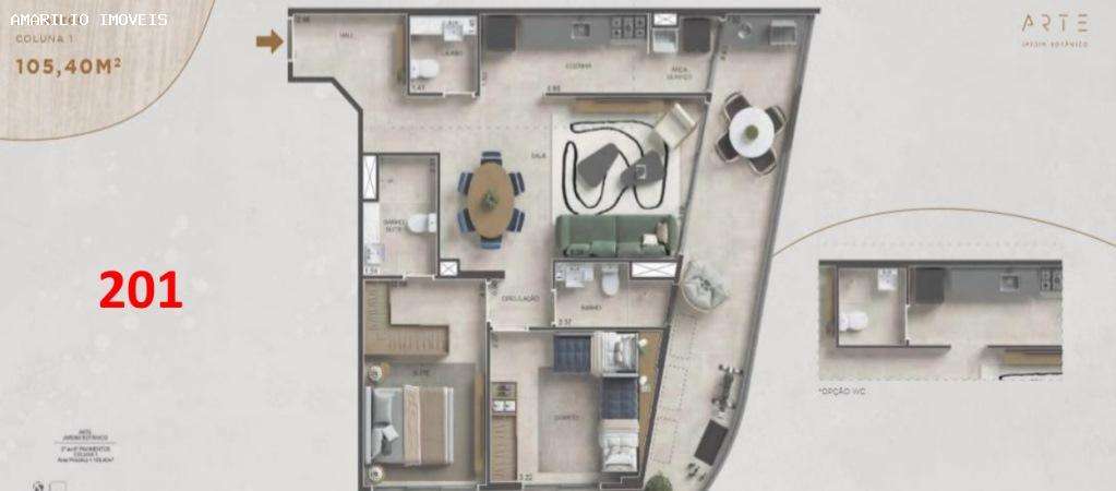 Apartamento, 3 quartos, 122 m² - Foto 10