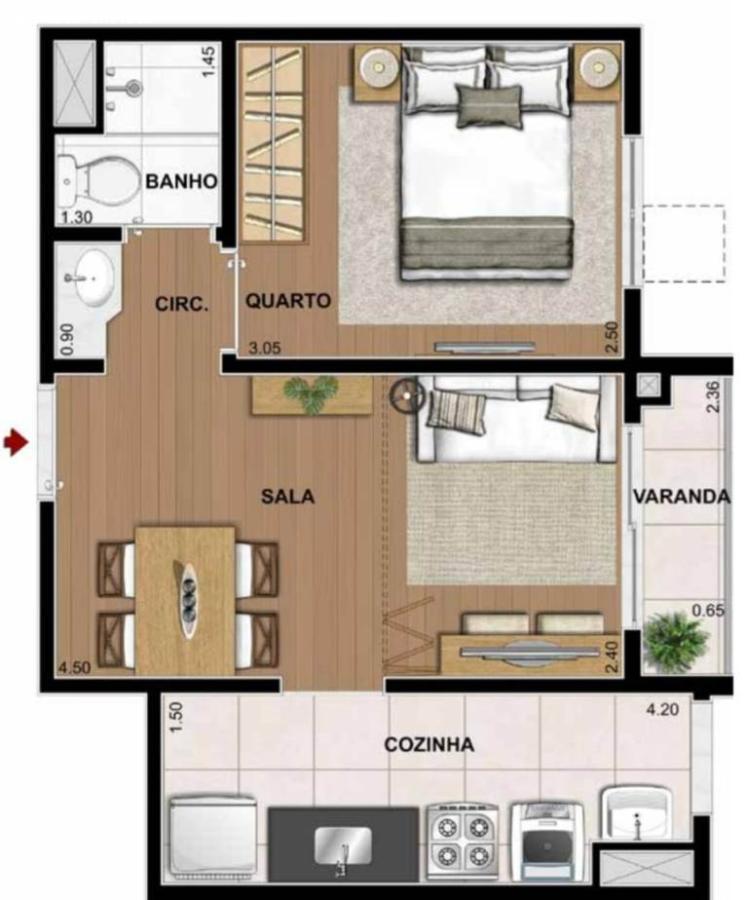 Apartamento, 2 quartos, 55 m² - Foto 26