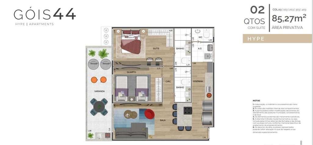 Apartamento, 2 quartos, 85 m² - Foto 18