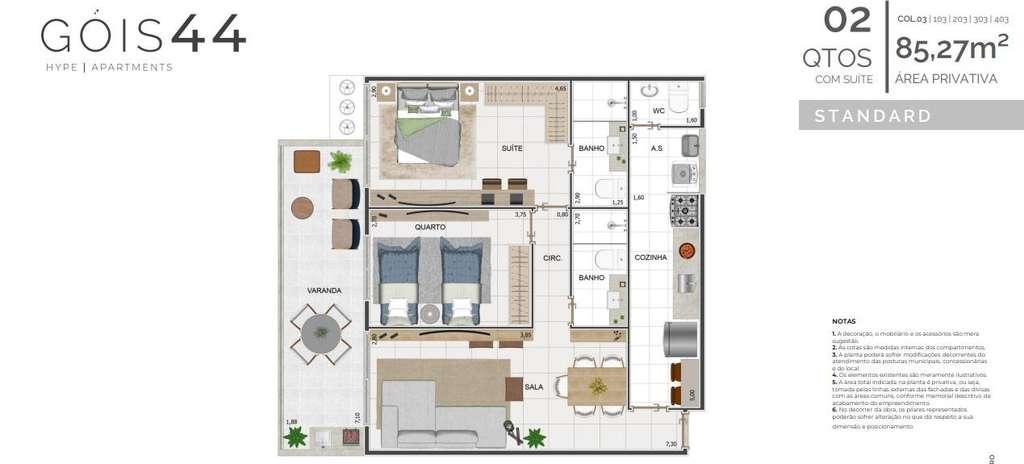 Apartamento, 2 quartos, 85 m² - Foto 17