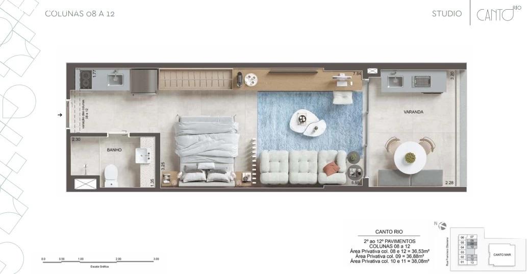 Apartamento, 1 quarto, 39 m² - Foto 7