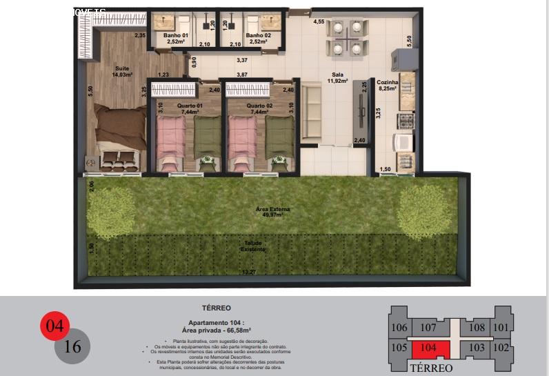 Apartamento, 2 quartos, 52 m² - Foto 21