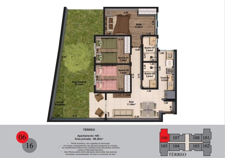 Apartamento, 2 quartos, 52 m² - Foto 23