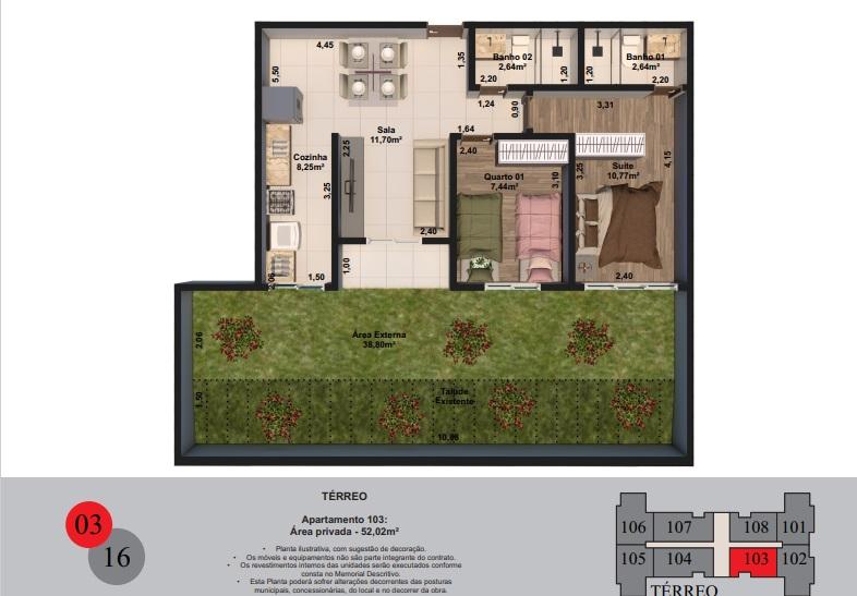 Apartamento, 2 quartos, 52 m² - Foto 20