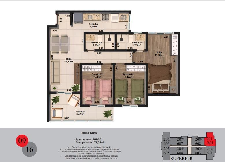 Apartamento, 2 quartos, 52 m² - Foto 26