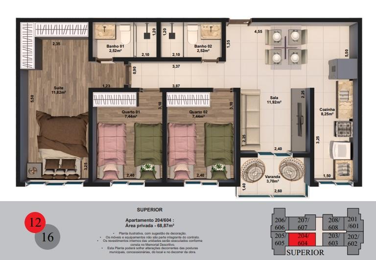 Apartamento, 2 quartos, 52 m² - Foto 29