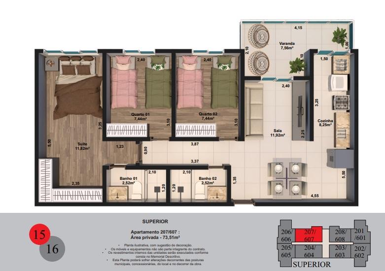 Apartamento, 2 quartos, 52 m² - Foto 32