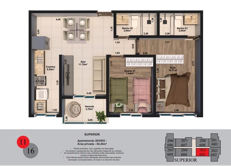 Apartamento, 2 quartos, 52 m² - Foto 28