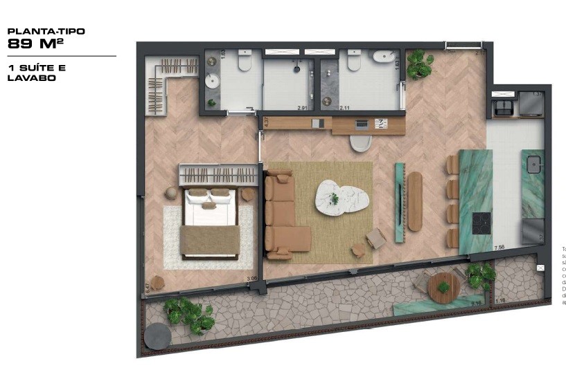Apartamento, 2 quartos, 88 m² - Foto 12