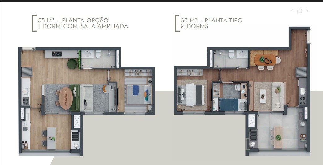 Apartamento, 2 quartos, 60 m² - Foto 11