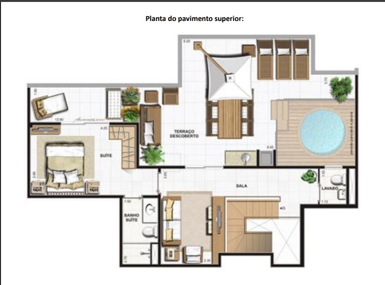 Cobertura, 2 quartos, 178 m² - Foto 24
