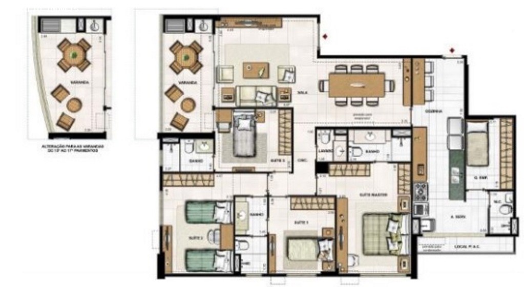 Apartamento, 3 quartos, 143 m² - Foto 29