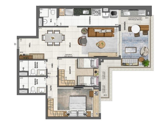 Apartamento, 2 quartos, 95 m² - Foto 27