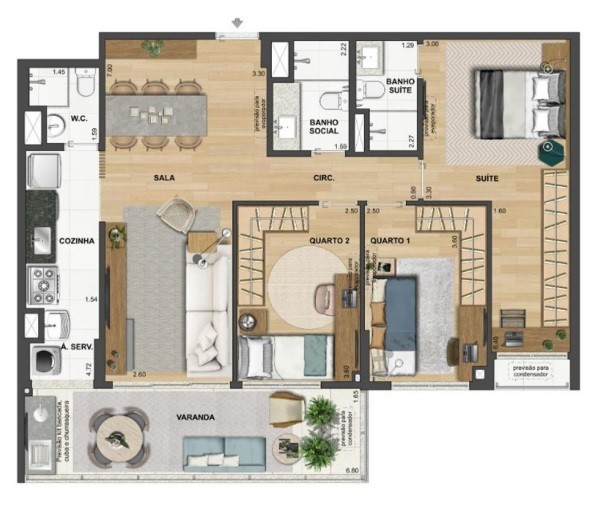 Apartamento, 3 quartos, 94 m² - Foto 19