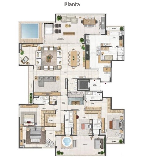 Cobertura, 4 quartos, 377 m² - Foto 36
