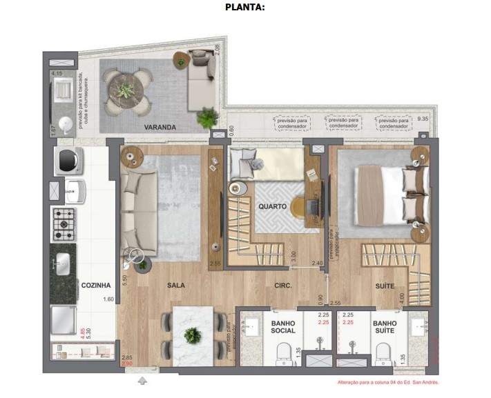 Apartamento, 2 quartos, 70 m² - Foto 13